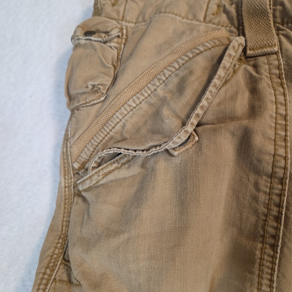 Vintage Polo Ralph Lauren Men's Cargo Pants Khaki RL-067 Utility Surplus- 33/30 - Picture 6 of 16